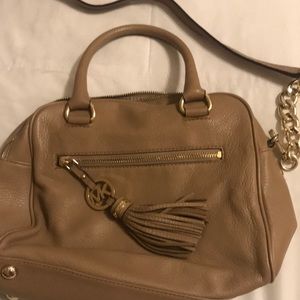 Tan Michael Kors bag